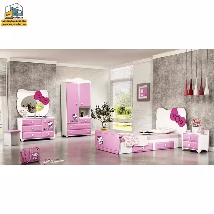 سرویس خواب نوجوان مدل هلو کیتی