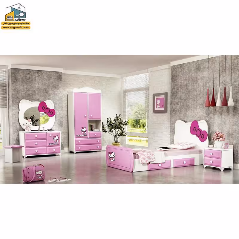 سرویس خواب نوجوان مدل هلو کیتی