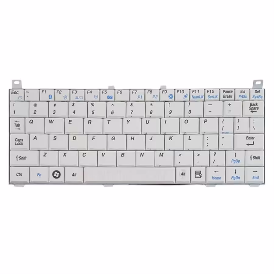 کیبورد لپ تاپ توشیبا مدل Mini NB100 سفید