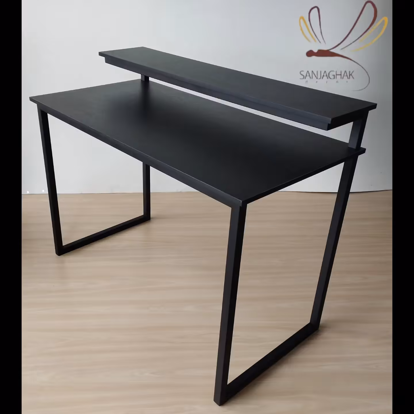 میز تحریر شلف دار مشکی