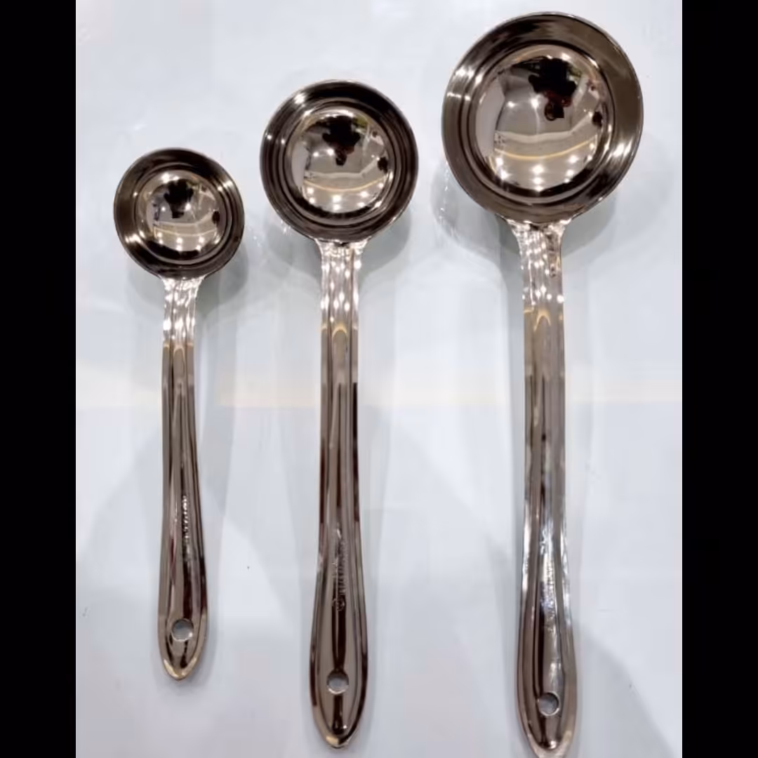 سرویس ملاقه استیل هندی مارک آیرستون کیفیت فوق العاده  ارسال رایگان 