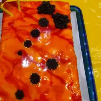کیک خانگی قاصدک ( طرح ابر و باد) کیک برای روز پدر 
