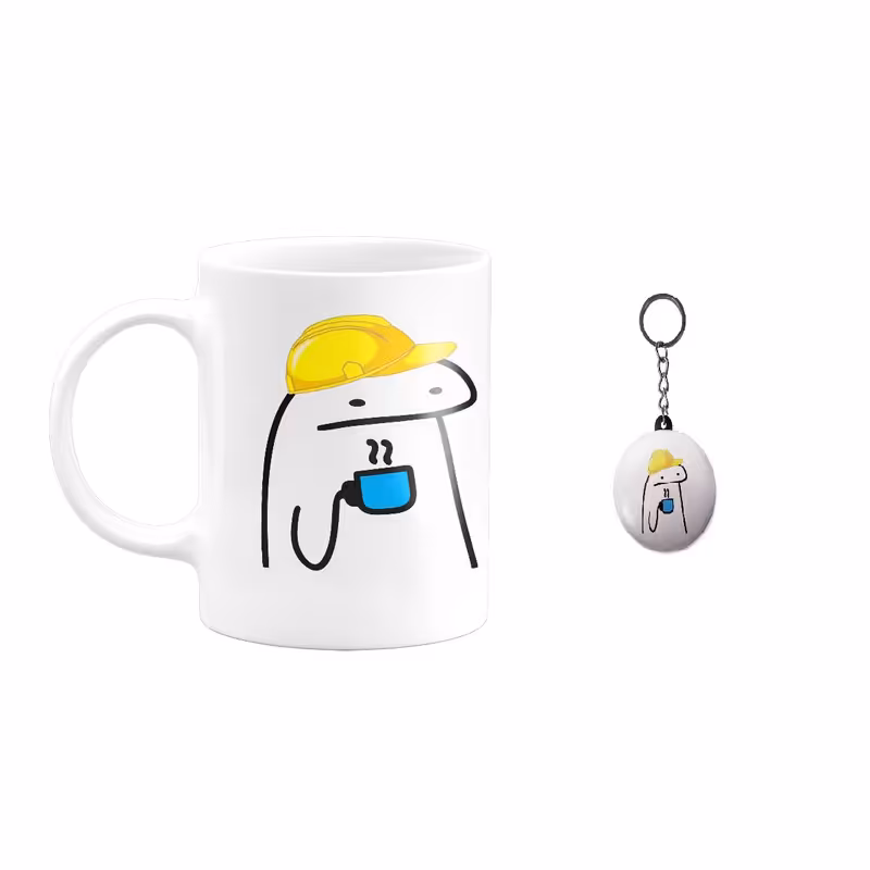 ماگ طرح مهندس به همراه جاکلیدی