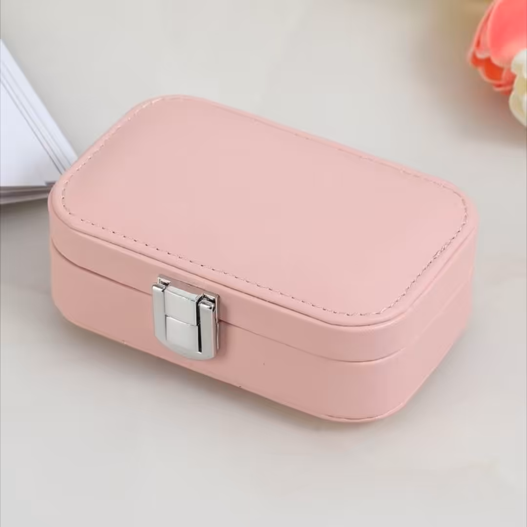 مینی کیف جواهرات  صورتی 