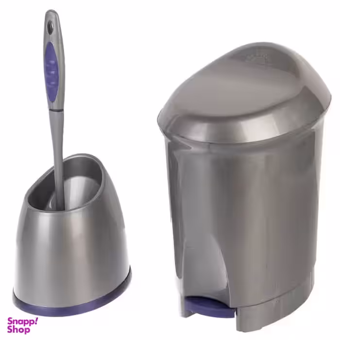 ست سطل زباله و فرچه مهسان مدل Dolphin 2