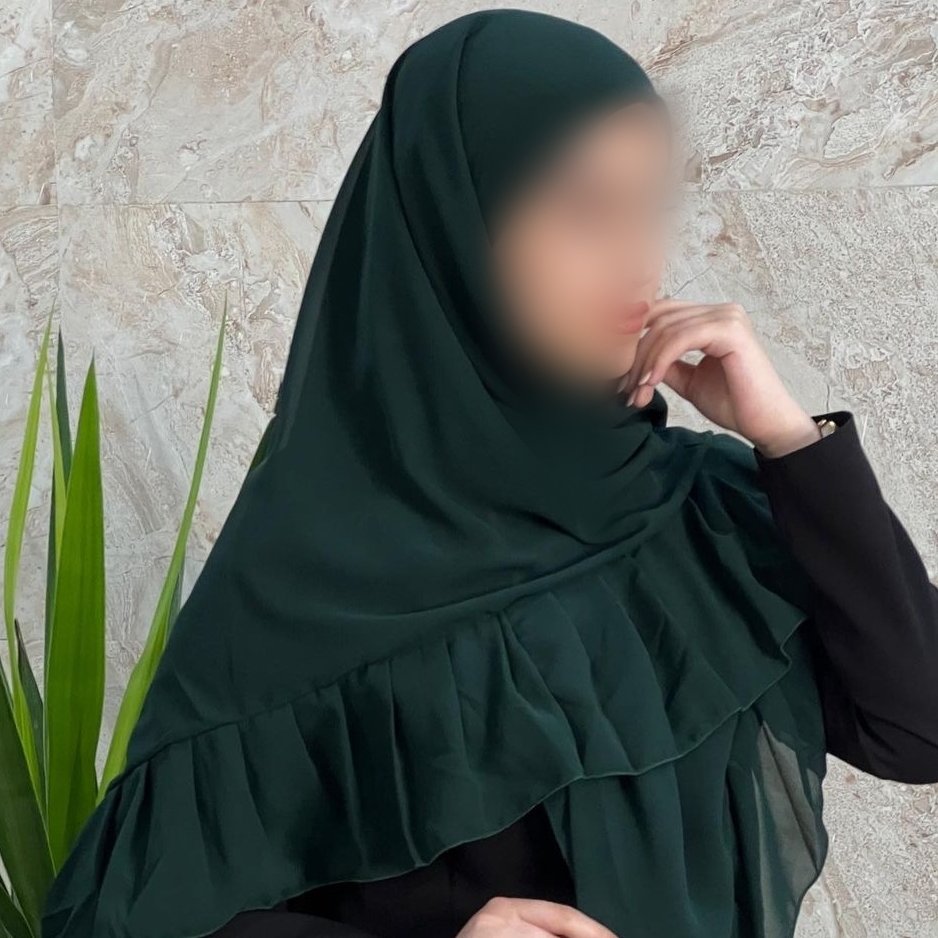 روسری کرپ حریر دور چین کشدار مجلسی در رنگبندی بسیار زیبا