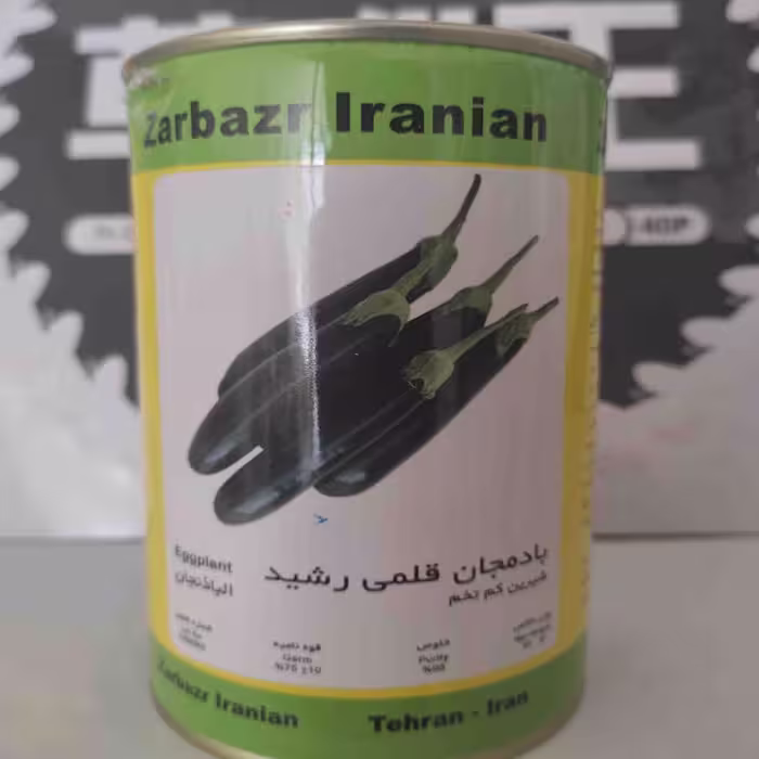 بذر بادمجان قلمی رشید 50گرمی