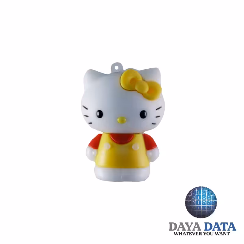 فلش مموری فانتزی دایا دیتا کیتی مدلPC1032-53 ظرفیت64GB-USB3 رنگ زرد