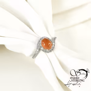 انگشتر نگین شرف الشمس نقره ایتالیا کد 10246