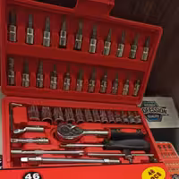 ست 46 عددی آلن چهار سو چهار سوی خاردار دو سو بکس