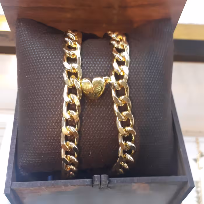 دستبند مگنتی قلب جفت رنگ ثابت و ارسال رایگان