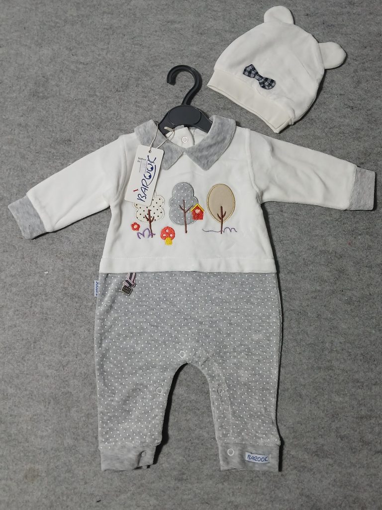 سرهمی مخمل طرح درخت باروک کد 700