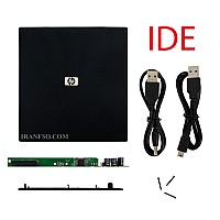 باکس دی وی دی اکسترنال لپ تاپ IDE Superslim 95mm-USB2