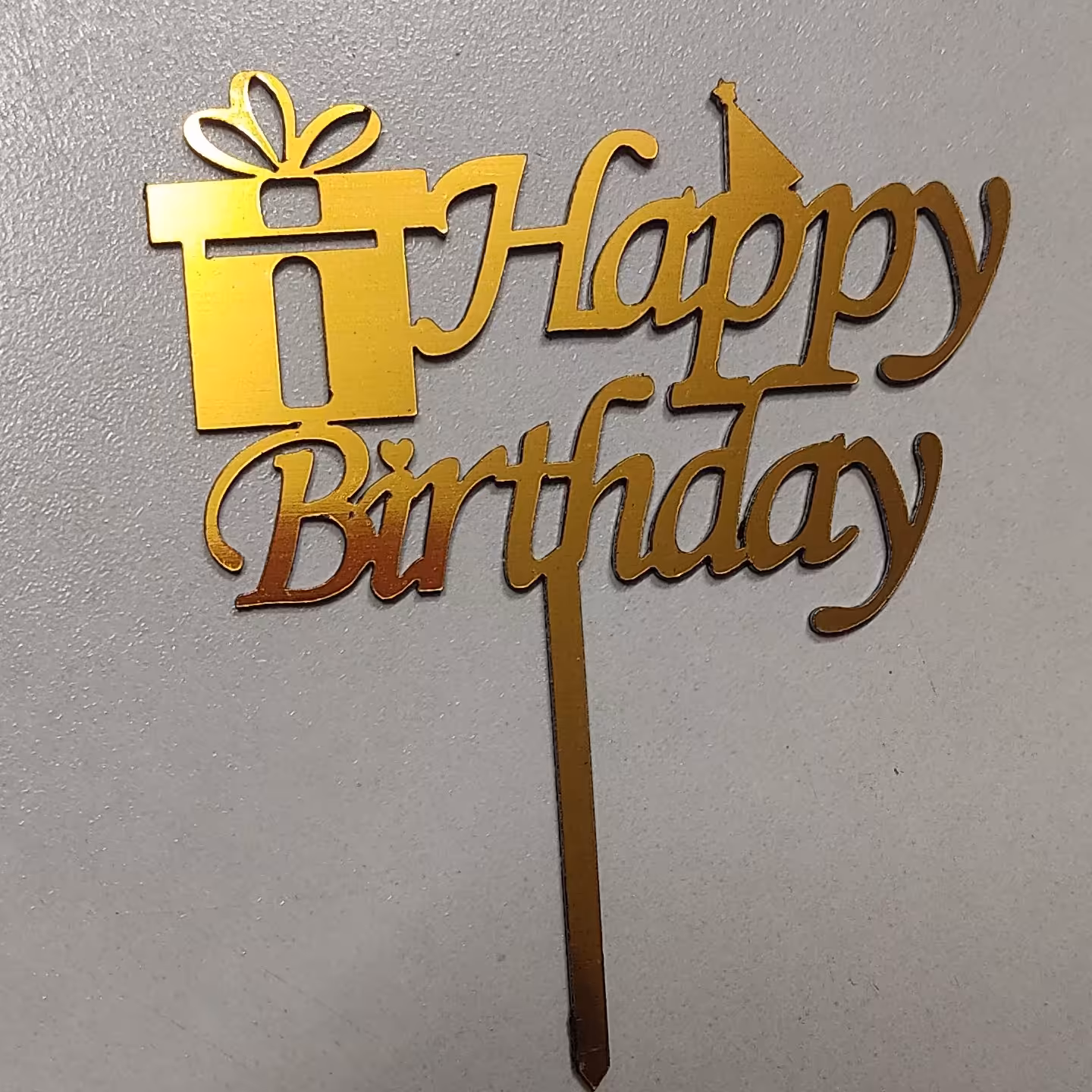 تاپر هپی برسدی مینی پایه دار کادو ارتفاع حدودا 7 تا8 سانت