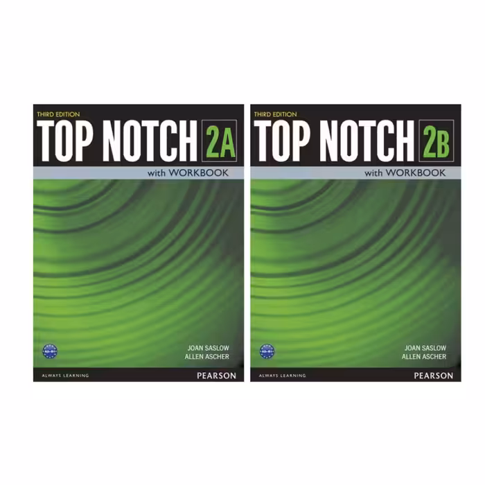 کتاب Top Notch 2 اثر Joan Saslow and Allen Ascher انتشارات هدف نوین 2 جلدی