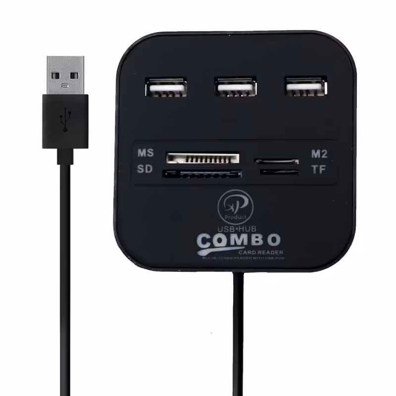 هاب و رم ریدرXP-Product XP-HC836B 3Port