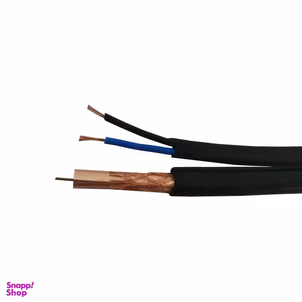 کابل RG59 ترکیبی مدل DN-1 طول 50 متر