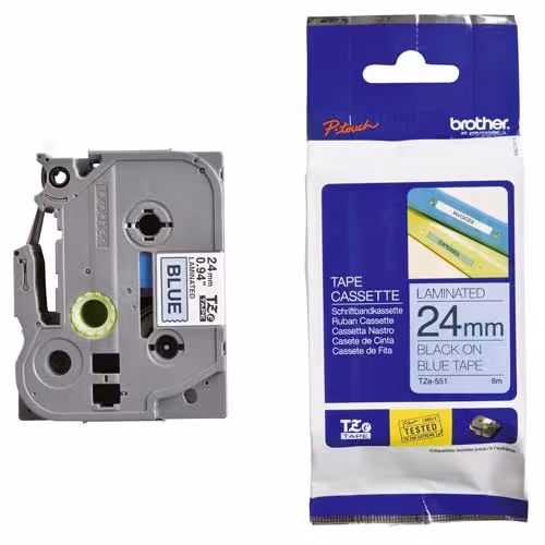 برچسب لیبل پرینتر برادر مدل TZe-551