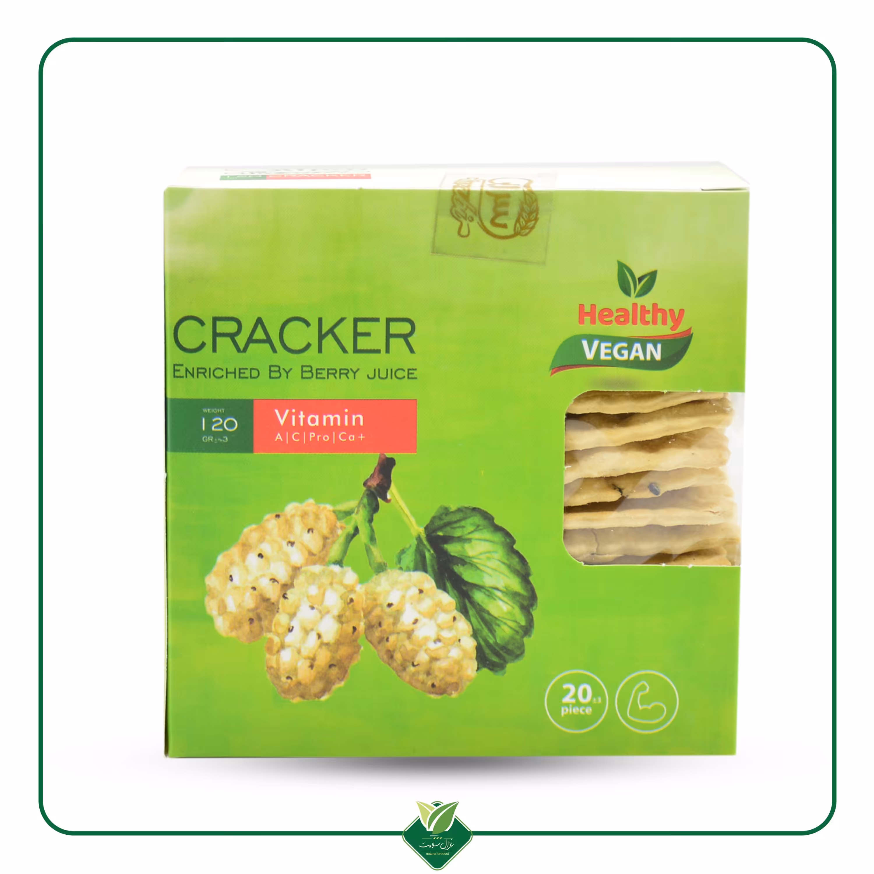 نان کاک سرابی وگان با طعم شهد توت 120 گرم