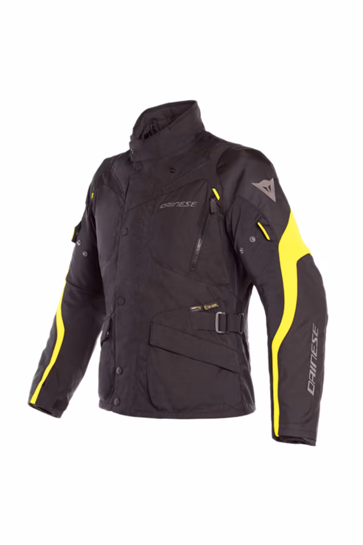 کاپشن موتورسوار زرد مردانه و زنانه موتور Tempest 2 D خشک مونته سیاه داینس Dainese