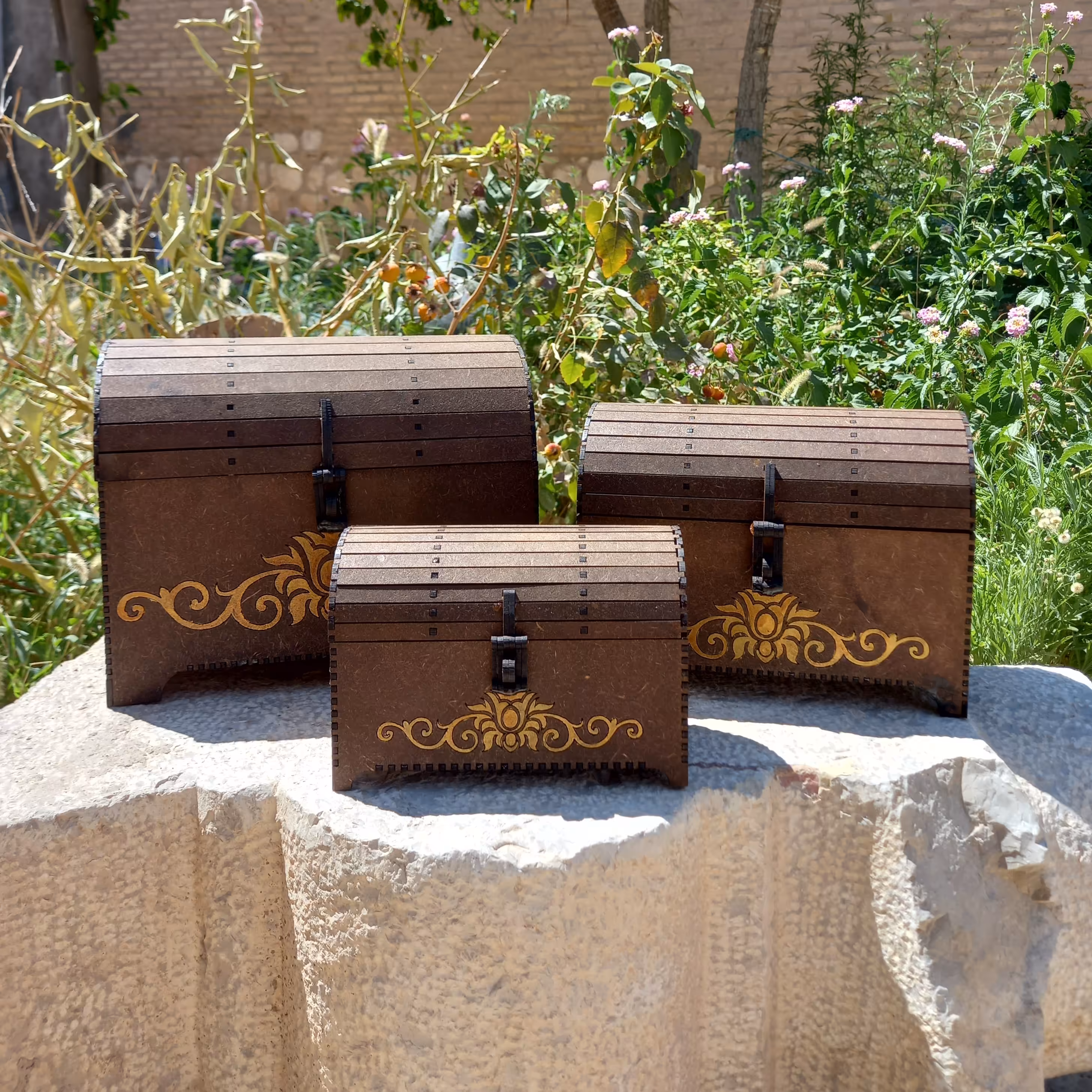 جعبه 3 تیکه در سه سایز مختلف