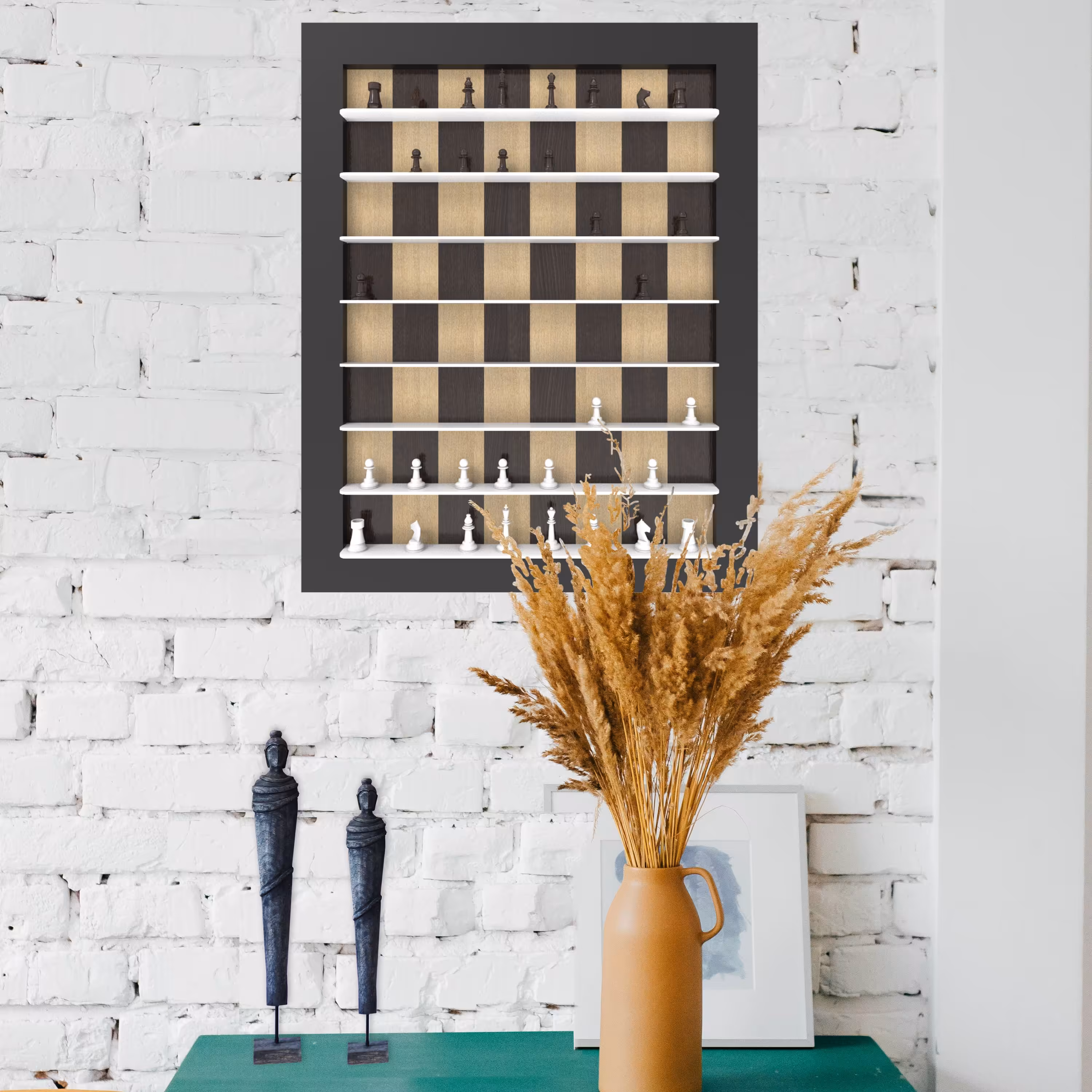 شطرنج دیواری - دکوراتیو و کاربردی - دست ساز