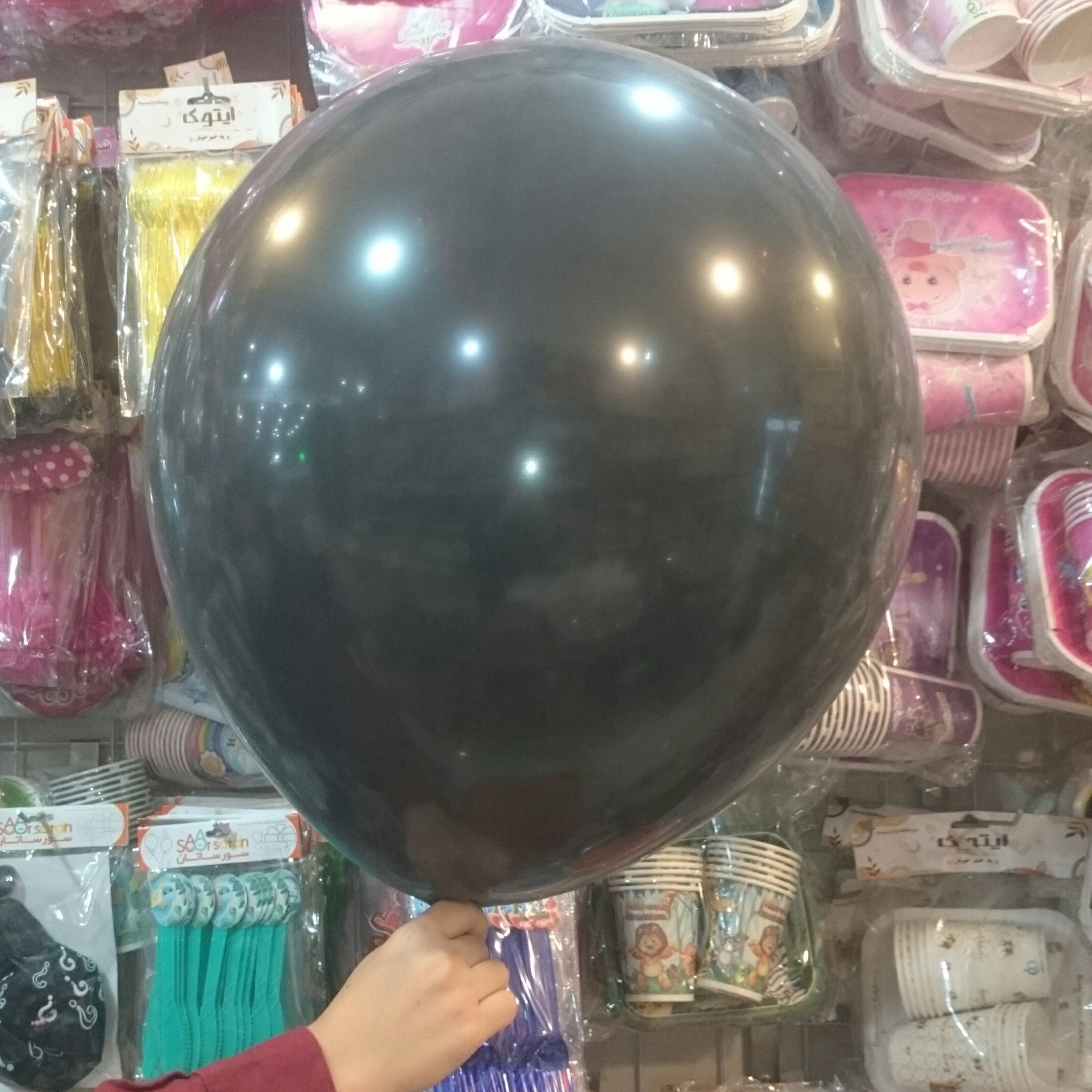 بادکنک مشکی سایز بزرگ 18 اینچ