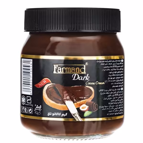 کرم کاکائو تلخ فرمند مقدار 350 گرم | فروشگاه اینترنتی تاتا کالا