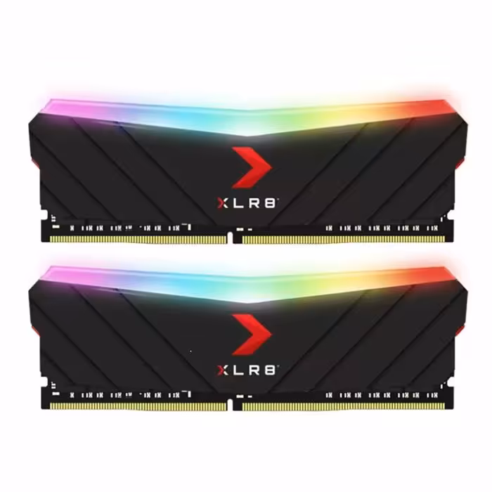 رم کامپیوتر DDR4 دو کاناله 4000 مگاهرتز CL18 پی ان وای مدل XLR8 EPIC-X RGB ظرفیت 16 گیگابایت