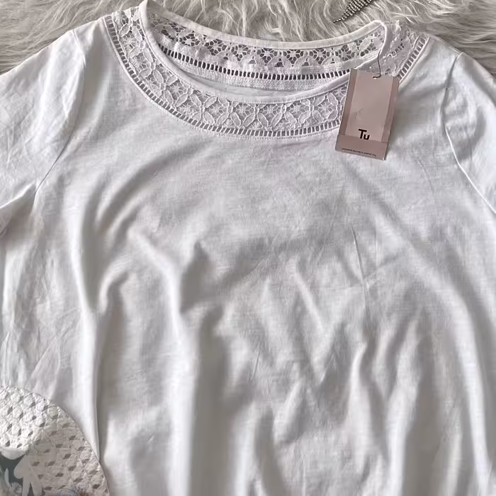 تیشرت tuرنگ سفید سایزxl