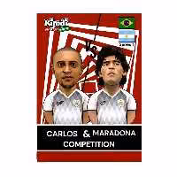 اسباب بازی شانسی کیمدی مدل کامپی مارادونا و کارلوس کد 0012