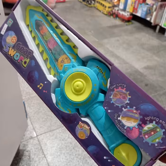 اسباب بازی شمشیر چرخ دنده ای موزیکال