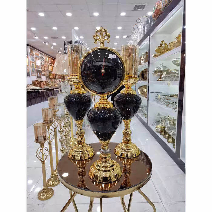 شمعدان و ساعت