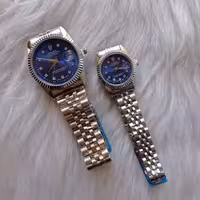 ست ساعت مچی رولکس زنانه و مردانه آبی