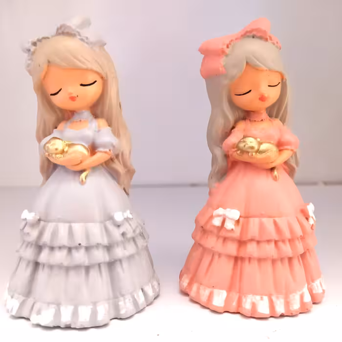 مجسمه دکوری طرح دختر نمکی (هر عدد)