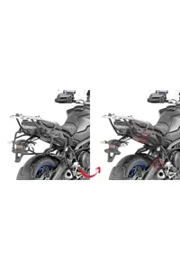 کیف موتورسیکلت PLR2139YAMAHATRER900 TRACER900GT 18 20 اورجینال Givi