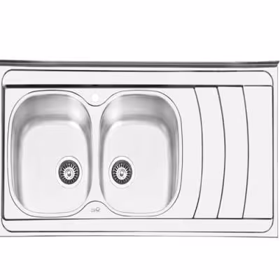 سینک ظرفشویی 1044 روکار ایلیا استیل