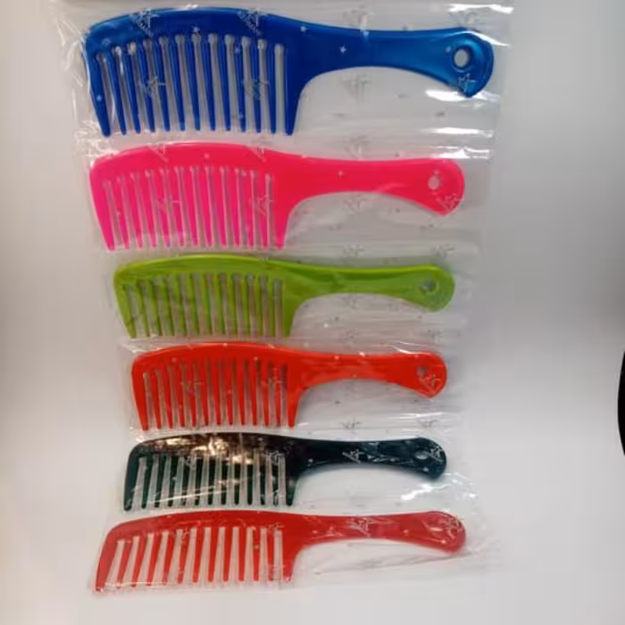 شانه دندانه درشت نازنین کیفیت بالا (رنگ زرد) (ارسال پس کرایه)