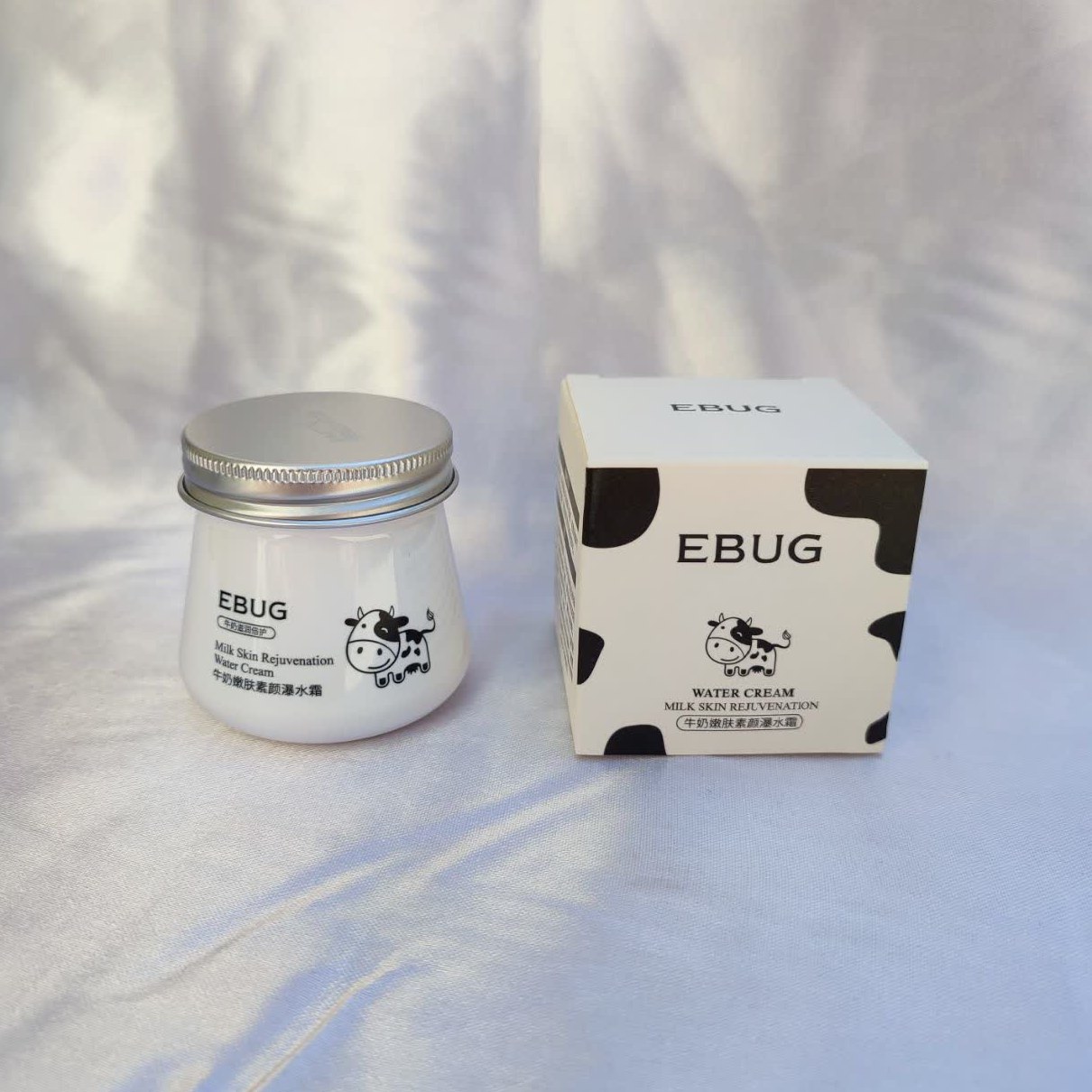 کرم آبرسان شیر گاو ایباگ EBUG ا WATER CREAM روشن کننده پوست