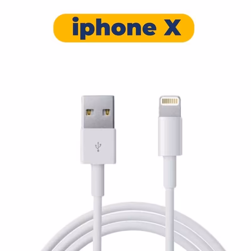 کابل شارژ ایفون اپل x سیم ارزان اصلی تبدیل USB به لایتنینگ اپل 
سیم شارژ اورجینال آیفون apple iphone x
