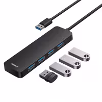 هاب چهار پورت باسئوس مدل Baseus UltraJoy Series 4-Port  HUB Lite 15cm - A-to-A3.0*4 B0005280B111-00