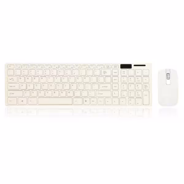 موس و کیبورد وایرلس مدل  K-06 2.4GHz Ultra-Thin Wireless Keyboard &amp; Mouse
