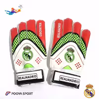 دستکش دروازه بانی بچه گانه 5 تا 12 سال فنردار رئال مادرید Real Madrid (خارجی)