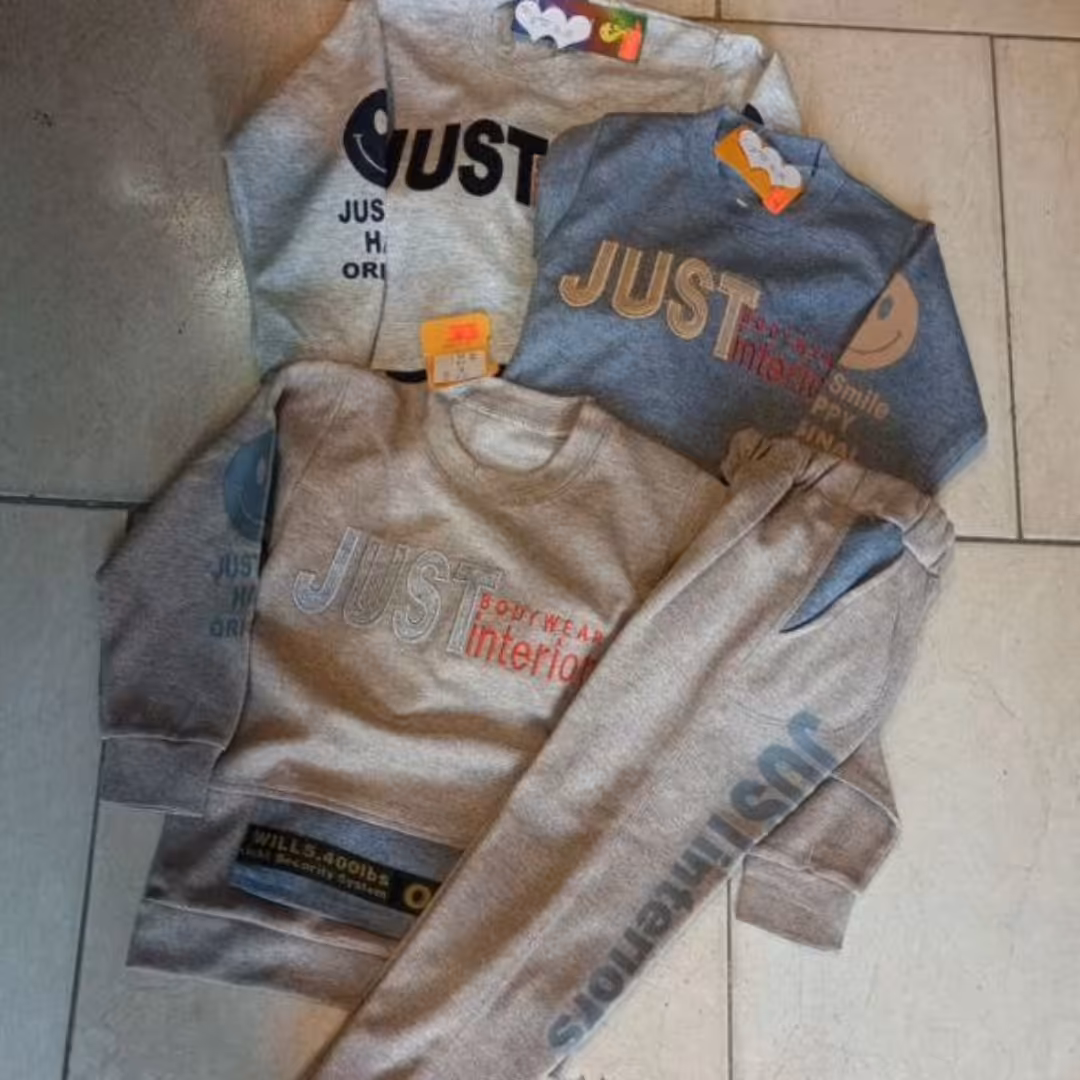 بلوز شلوار پسرانه چاپjust