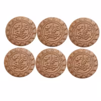 مهر نماز یا علی بن موسی الرضا مدل خورشیدی بسته 6 عددی