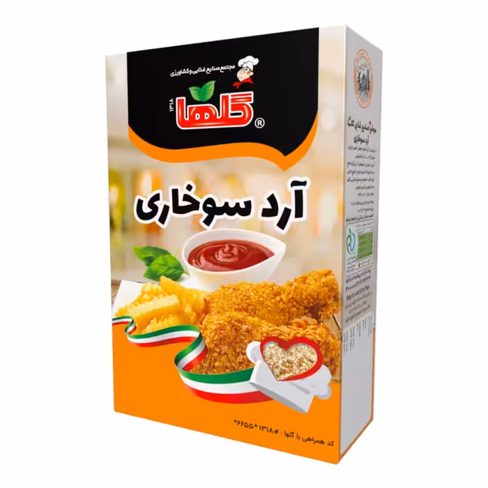 آرد سوخاری گلها حجم 300 گرم – جعبه