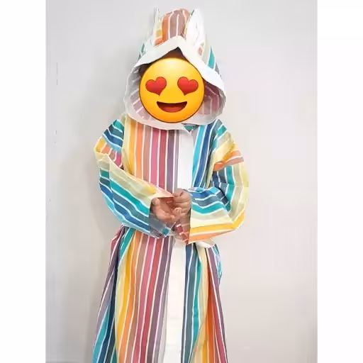حوله تن پوش نخی کودک خرگوشی قد 60 و 70 و 80 و 90 