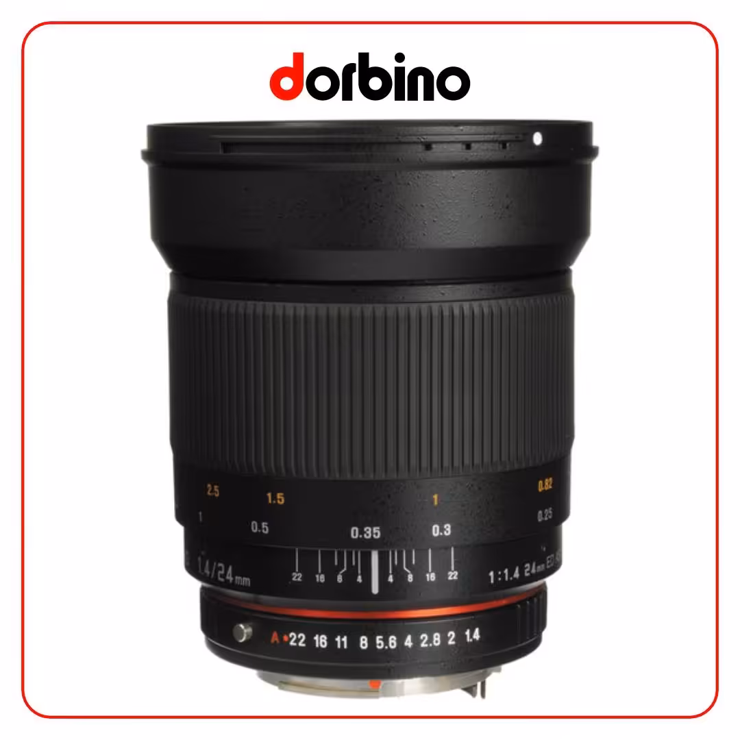لنز سامیانگ Samyang 24mm f/1.4 ED AS UMC Wide-Angle Lens for Pentax - فروشگاه دوربین دوربینو
