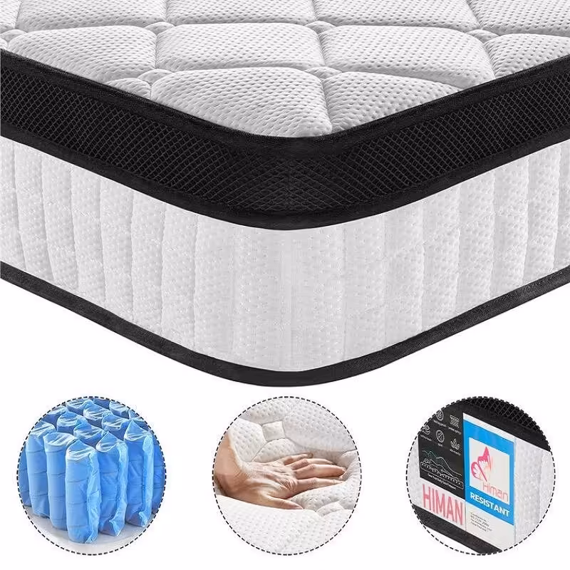 تشک هیمن مدل M3 دونفره سایز 180x200 سانتی متر به همراه محافظ تشک ارسال رایگان