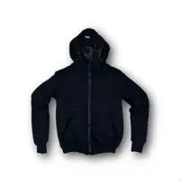 کاپشن ضخیم پارچه دورسی مشکی Pull and Bear ماهاپوش
